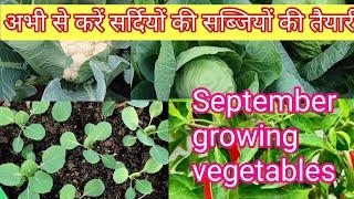 September growing vegetables