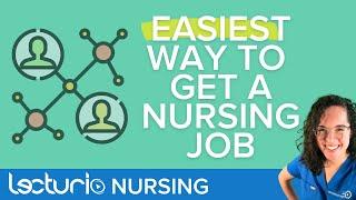 The SECRET to getting your first Nursing job | Lecturio Nursing School TIps