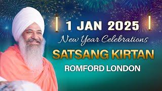 Live Romford | New Year Celebrations | Satsang Kirtan | 01-Jan-2025 || Sant Trilochan Darshan Das Ji