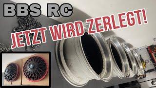 Sind diese Felgen noch zu retten | Zerlegen BBS RC 18 Zoll | Sterne Betten Schrauben RS Deckel