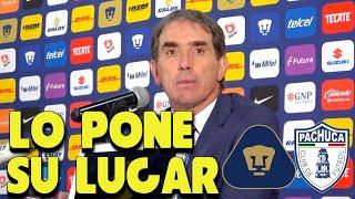 Almada REGAÑA a Reportero | Conferencia Pumas vs Pachuca (2-0) Ap 2024