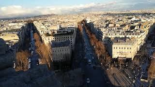 Vista de París desde el Arco del Triunfo