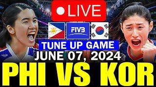 PHILIPPINES VS. SOUTH KOREA LIVE NOW -TUNE UP GAME | JUNE 07, 2024 | ALAS PILIPINAS #livenow