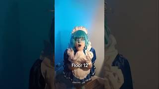 the reality of a solo run #dandysworld #tisha #roblox #cosplay #fyp #maid