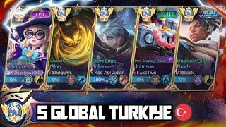 5 Top Global Players Türkiye In Ranked Gameplay - Top 1 Global Julian by Kod Adı Julian. - MLBB