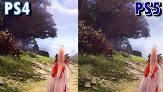 Tales of arise Ps5   vs   Ps4  comparison ( 4K )