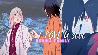 SasuSaku and Sarada Uchiha AMV - I Love You 3000 | Sasuke x Sakura