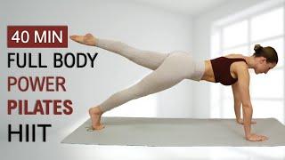 40 Min Power Pilates HIIT | Burn Fat + Tone Muscle | Ballet Inspired, Super Sweaty, No Repeat