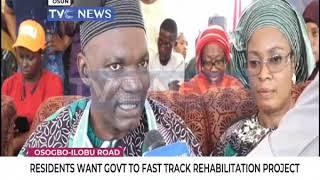 Residents want government to fast track rehabilitation of Osogbo Ilobu road