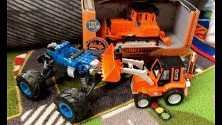 Constructions Trucks for kids - Driven Trucks By Battat - Driven Bulldozer truck toys for kids