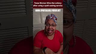 A Texas Woman Win The Lottery Using a Spell Casting Service #shorts #lottery