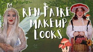 Ren Faire Makeup looks | Trying fairy makeup ‍️ Ren Faire makeup, cottage core, fairy core