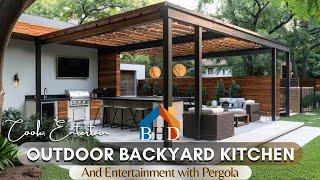 Elevate Your Outdoor Living: Designing the Ultimate Backyard Kitchen and Entertainment with Pergola