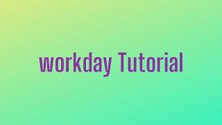 Workday HCM Overview | Workday HCM Course | Workday HCM Video | Workday HCM Tutorial