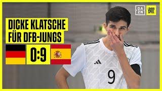 Gnadenlose Revanche nach der Sensation: Deutschland - Spanien | Futsal | DAZN Highlights