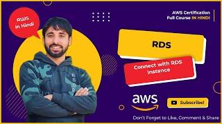 AWS Tutorials - 134 - Amazon RDS - Connect to RDS Instance - (In Hindi)