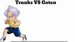 Trunks VS Goten (power levels) kid/teen/adult