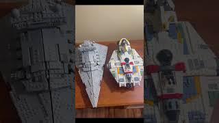 Lego Star Wars star destroyer size comparisons! #lego #legostarwars #starwars