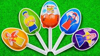 Some Lot's of Candy Shop lollipops | Rainbow D Billions Lollipops Surprise Egg Satisfying video