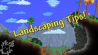 Simple Landscaping Tips (Forest) | Build Tips | Terraria 1.4