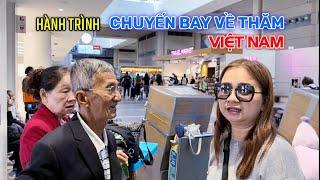 Vlog 210:  HÀNH TRÌNH CHUYẾN BAY TỪ MỸ TRỞ VỀ VIỆT NAM CỦA DUNG#dungcaliusa #vietnamtravel