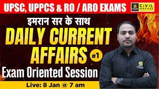 Daily Current Affairs 2024 | Current Affairs For UPSC,UPPCS & RO/ARO | Imran Sir | UPPCS Utkarsh