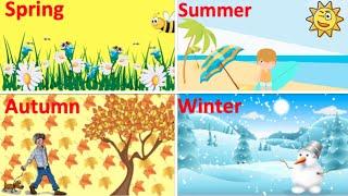 Four Seasons in English  | Seasons & Weather vocabulary