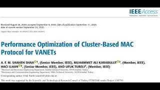 Performance Optimization of Cluster-Based MAC Protocol for VANETs