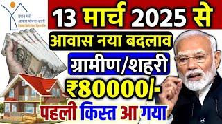 PM आवास ग्रामीण/शहरी New Update 2025 | pradhan mantri awas yojana 2025 | pm awas yojna new update