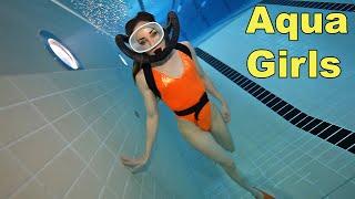 Beautiful Girl Scuba Diving