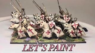 Let’s Paint Templar Knights | Victrix Medieval Knights | Razzle Dazzle Painting Style