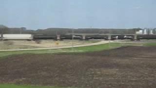 Rural railroad crossing near Lake Mills, IA by estaben52