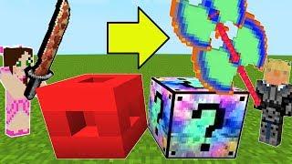 Minecraft: ROBLOX VS MIXED LUCKY BLOCK CHALLENGE! - Modded Mini-Game