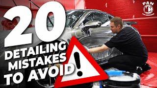 20 beste autodetailfouten die u MOET vermijden bij het wassen van uw auto!