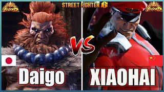 Street Fighter 6 Daigo (AKUMA)  Vs  XiaoHAI (M Bison) Best Ranked MatchFightingGameWorldX