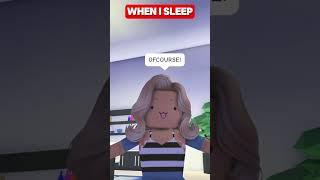 When MOM is sleeping VS When YOU are sleeping… #adoptme #roblox #robloxshorts