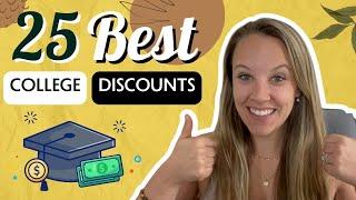 Discounts for College Students: 25 of the BEST!