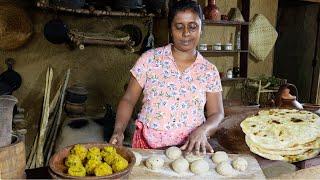 Potato paratha.I make a good, nutritious meal for breakfast. .village kitchen recipe