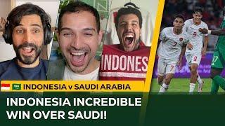 Indonesia INCREDIBLE Victory over Saudi Arabia! | AFC Asia World Cup Qualifier Match Reaction