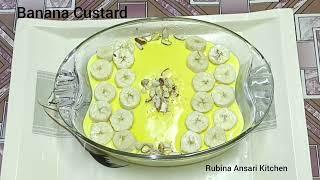 Banana Custard @rubinaansarikitchen5925