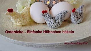 Osterdeko   Einfache Hühnchen häkeln