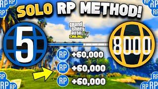 Easiest SOLO GTA 5 RP Method! *AFTER PATCH 1.68* Rank Up Very FAST! GTA 5 ONLINE RP METHOD! XBOX/PS5