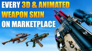 Every 3D & Animated Weapon Skin On R6 Marketplace (Y9S4)