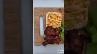 How To Make A Nando’s Chicken Sambo @laras.bite #shorts #cooking #recipe