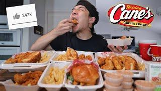 Raising Cane's Full Menu Challenge!! (All 5 Combo Meals)