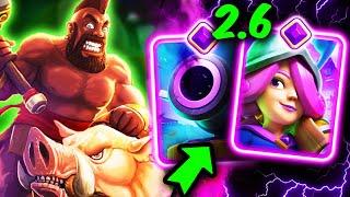 DEFENDIENDO MEGA PUSH CON CAÑO EVOLUCIÓN...‼️️ MAZO 2.6 DE MONTAPUERCOS CLASH ROYALE