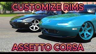 CUSTOMIZE Rims In Assetto Corsa | Assetto Corsa