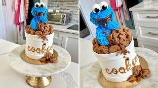 Make a $145 Baby Cookie Monster Cake at Home |Step by Step Instructions for Cake+Pricing Explanation