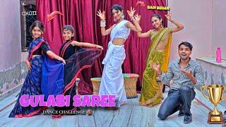 Gulabi Saree Dance Challenge  Choti Behan Vs Badi Behan | Final Round Competition