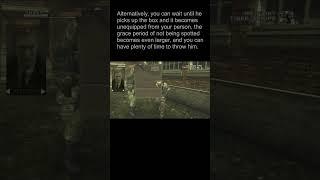 MGS3 Quick Tip 5 - Outside the Box Thinking #mgs #metalgearsolid